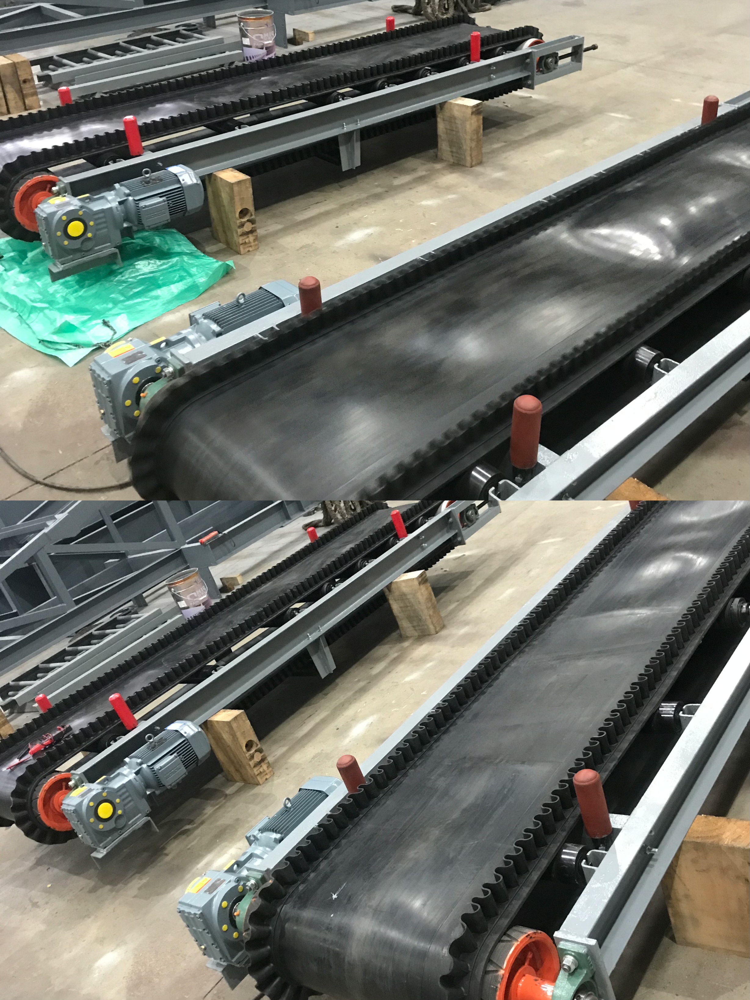 Siv conveyor commissioning, installation thiab xa